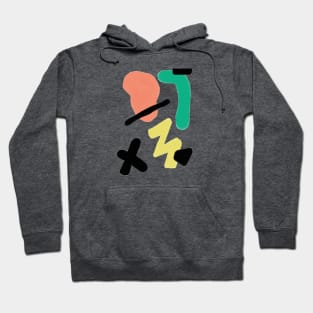 Memphis Jammin - Retro Shapes Art Hoodie